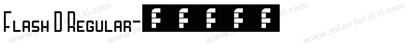 Flash D Regular字体转换